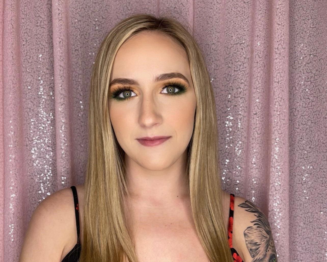 Glamour makeup portrait